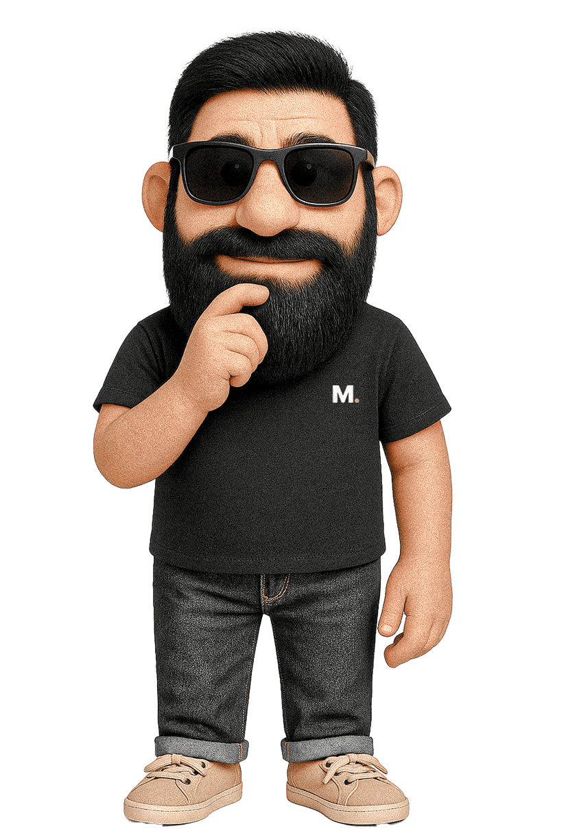 Mascotte reflechissant développeur web Bruxelles