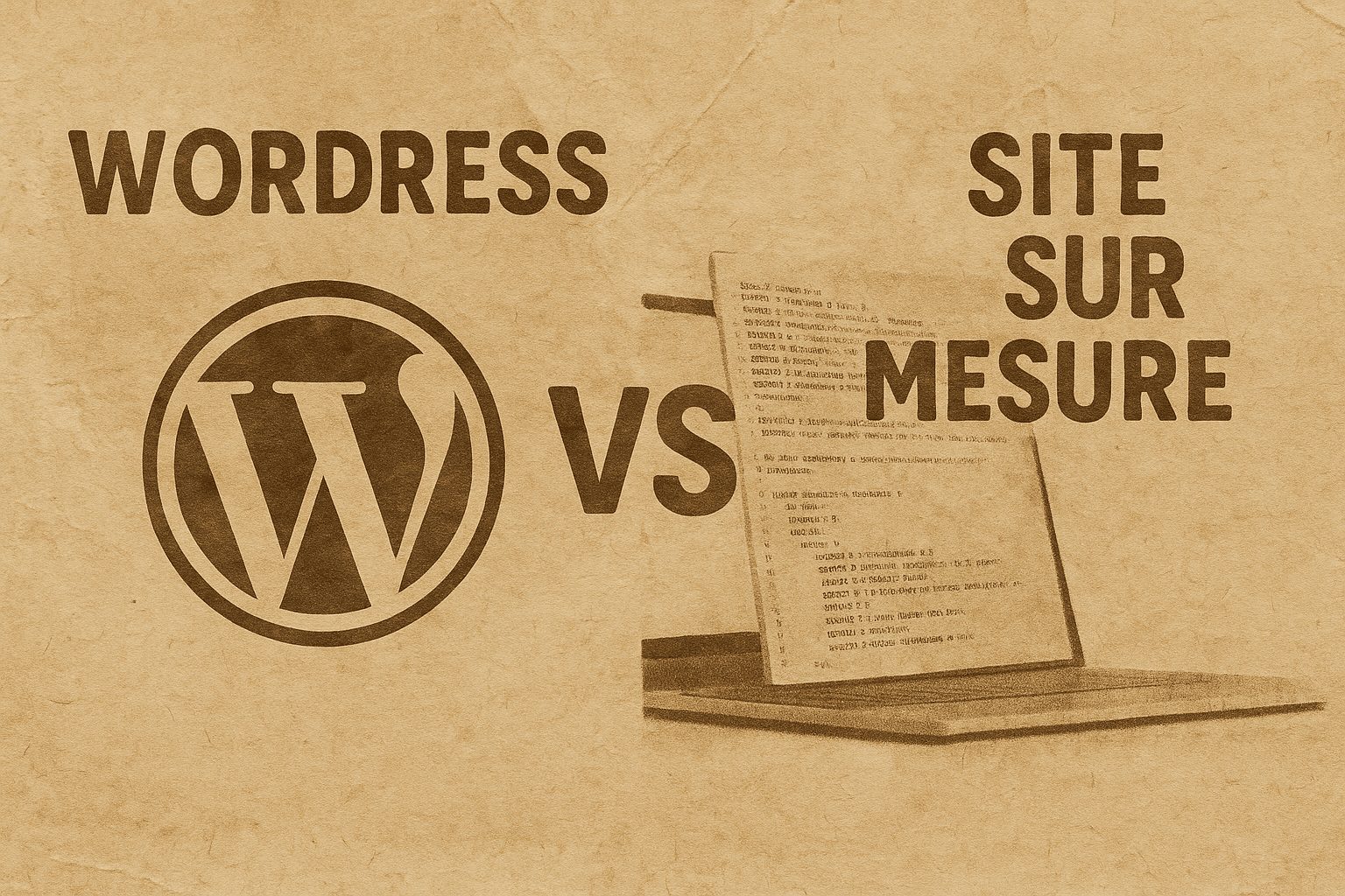 WordPress vs sites sur mesure : que choisir pour votre entreprise ?